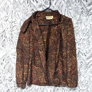 Lady Arrow Mistique, Small paisley, artsy woman's blouse.